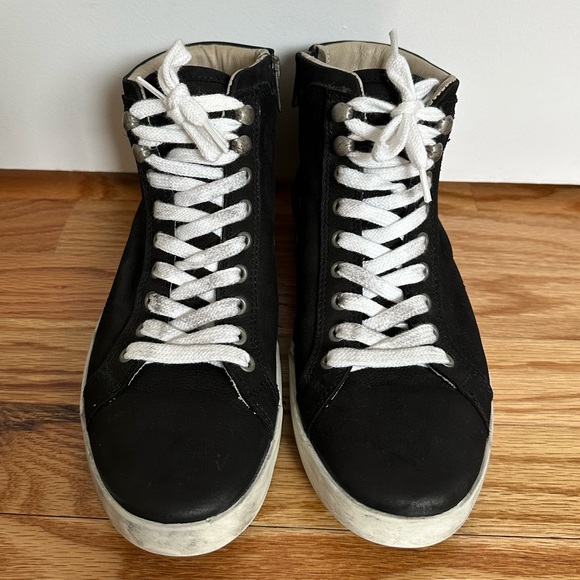 BRUSQUE Leather High Top Sneakers - Picture 3 of 14
